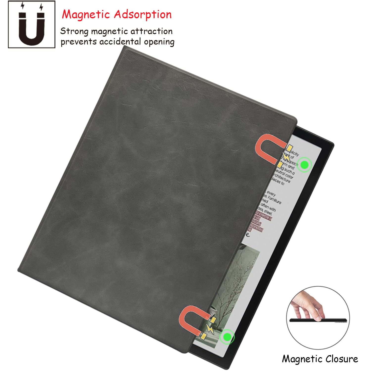 Amazon.com: GOVTVA Magnetic Stand Case for Onyx Boox Note Air 5 C